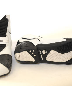 Buty skórzane motocyklowe Alpinestars model SMX-1 kolor czarno białe
