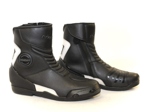 Buty skórzane motocyklowe Rebelhorn model Reborn kolor czarno białe