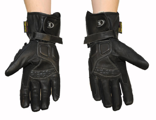 Rękawice skórzane motocyklowe OSX model 40059 kolor czarne