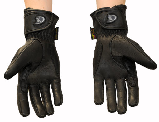 Rękawice skórzane motocyklowe OSX model 40086 kolor czarne
