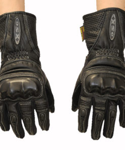Rękawice skórzane motocyklowe damskie OSX model 925 kolor czarne