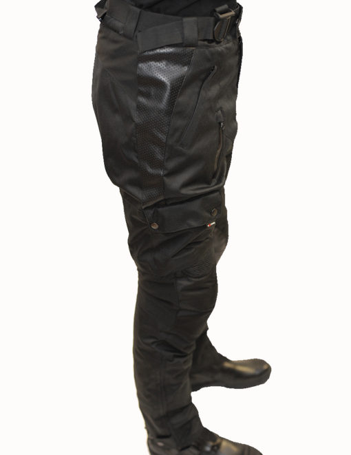Spodnie tekstylne Tschul 049 black